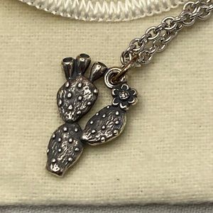 James Avery Prickly Pear Charm Necklace